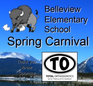 Belleview Elementary Spring Carnival Logo