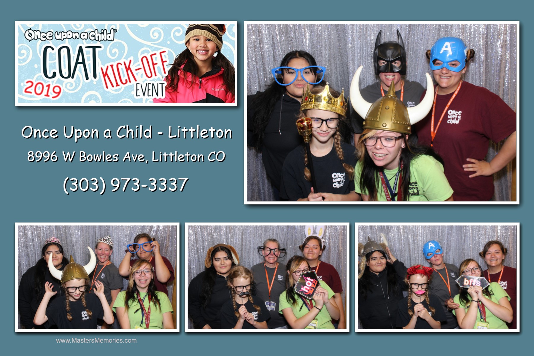 Once Upon a Child Coat Kickoff September 14, 2019 Masters